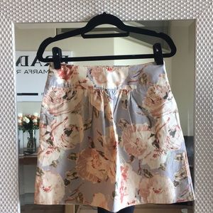 J. Crew Casual Floral Skirt